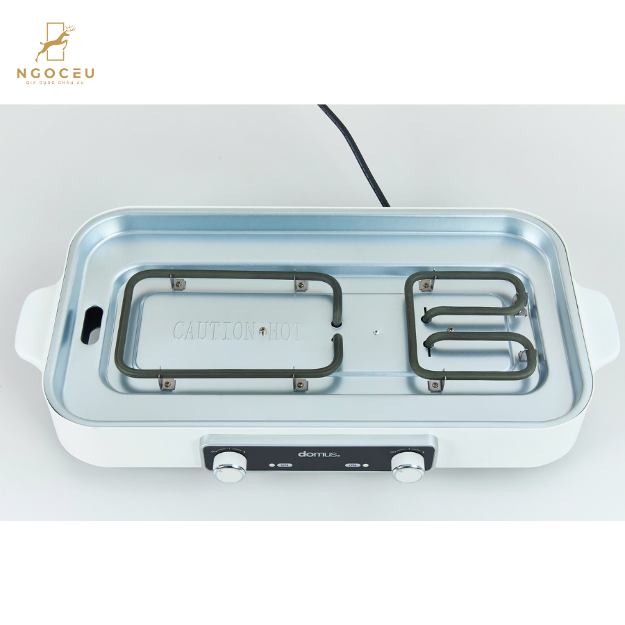 Bếp lẩu nước, nướng nướng 2 đĩa Dupan DP-2301