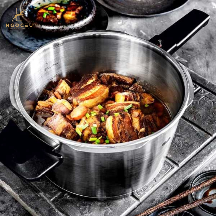 Nồi áp suất 6.0L Fissler Vitaquick Premium 602-410-06-000-0 - 22 cm