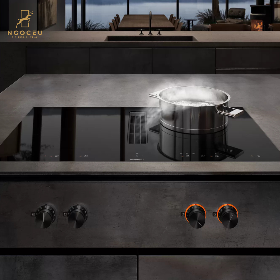 Bếp từ tích hợp hút mùi Gaggenau CV492105 - Serie 400