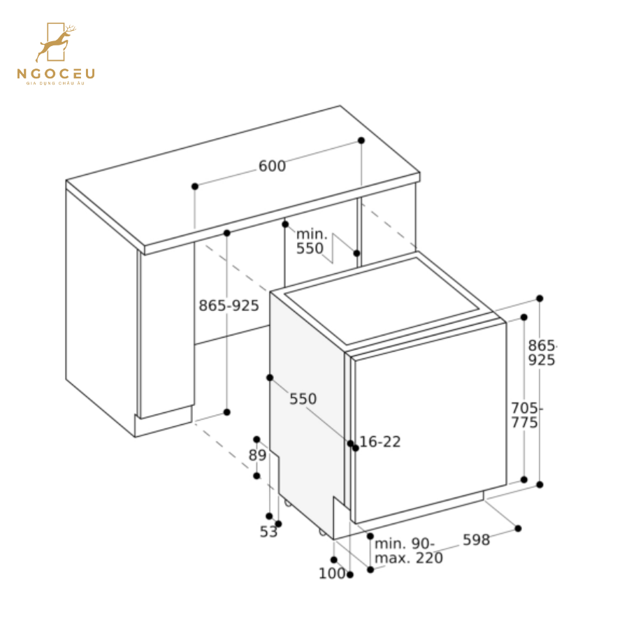 Máy rửa bát Gaggenau DF481101 - Serie 400