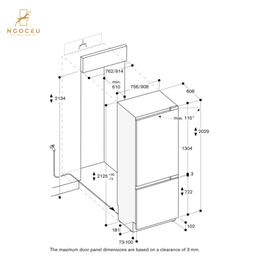 Tủ lạnh Vario 555L - Gaggenau RB492305 - Serie 400