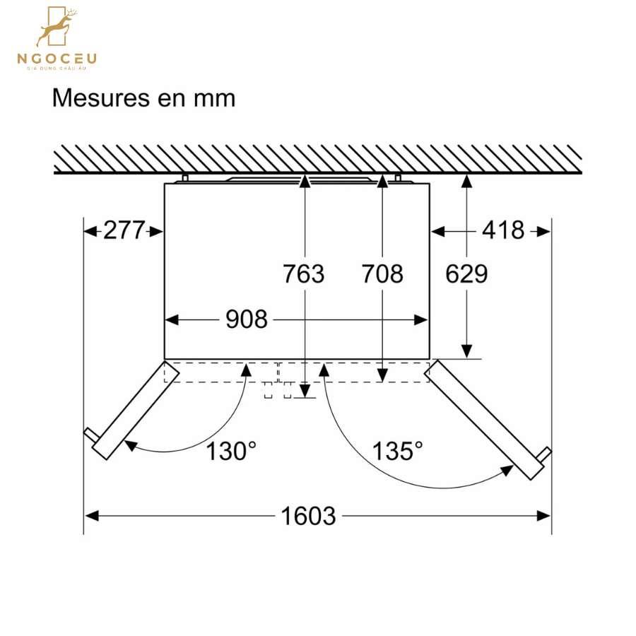 Tủ Lạnh 560L Side By Side Siemens iQ500 KA93GAIEP