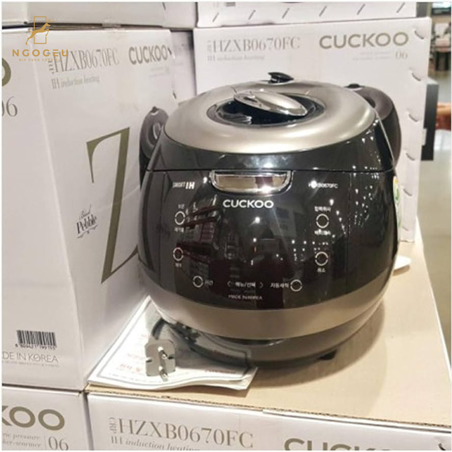 Nồi cơm điện cao tần áp suất kép Cuckoo CRP-HZXB0670FC