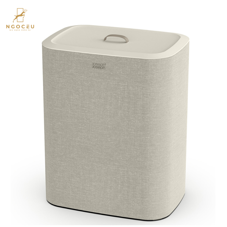 Thùng đựng đồ giặt 2 ngăn có quai xách Joseph Joseph 50020 Tota 90L - Màu kem
