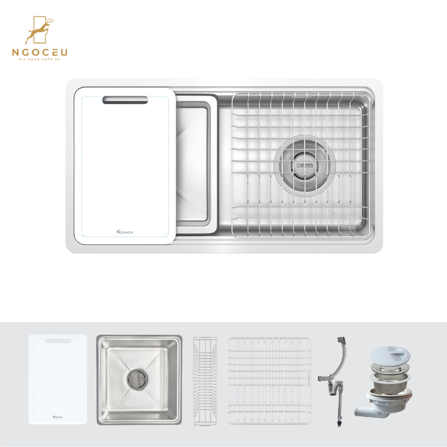 Chậu rửa bát Konox Tari 780SM