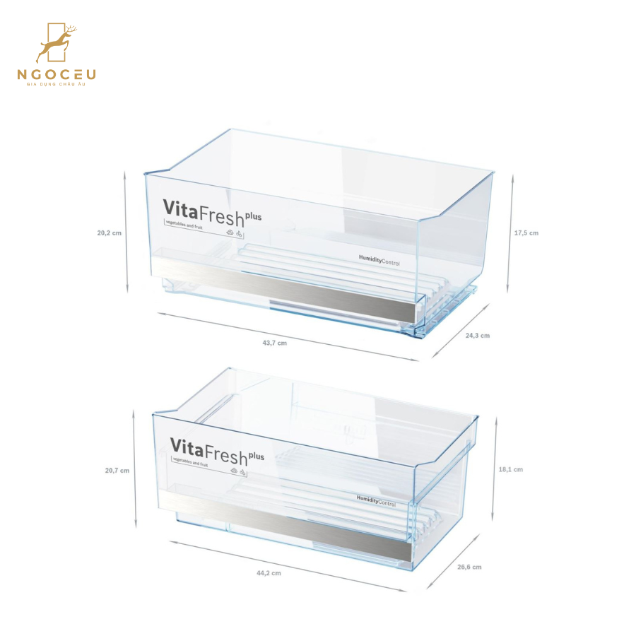 Tủ mát độc lập Bosch KSV36BIEP - Serie 6