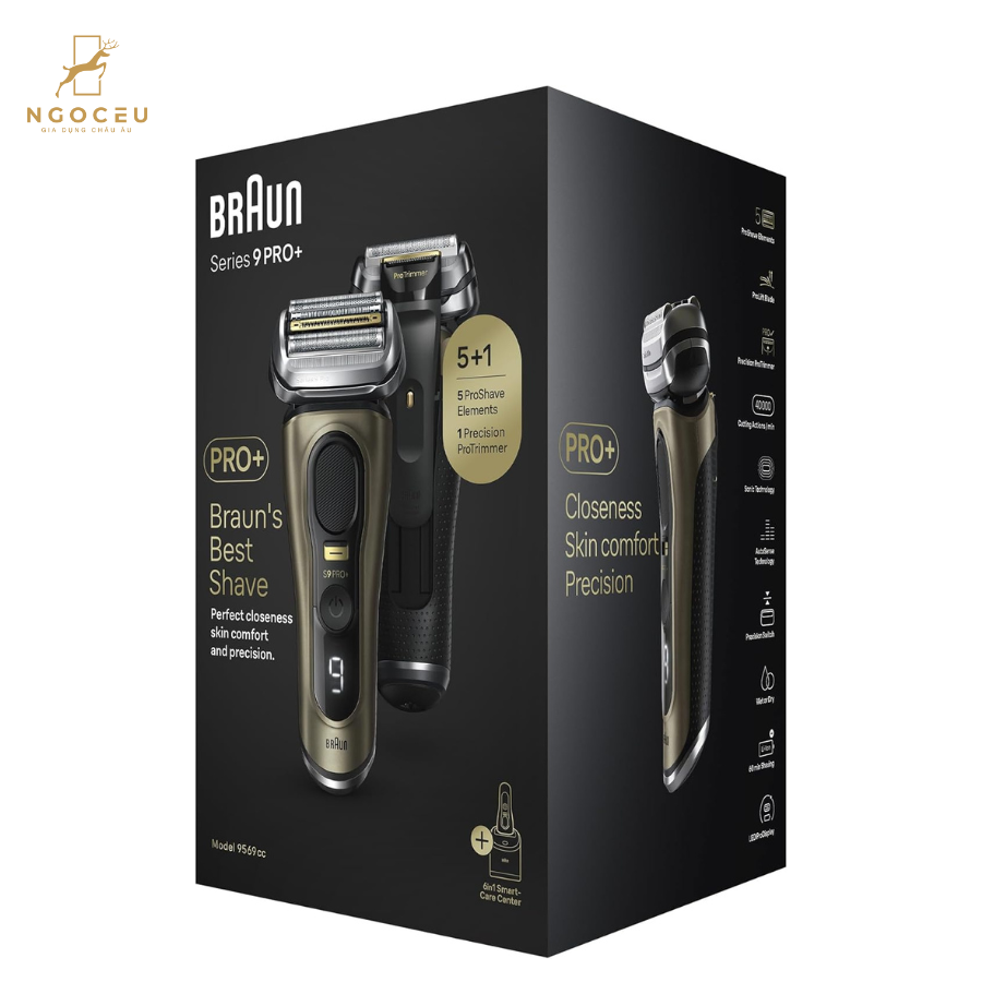 Máy cạo râu Braun pro+ 9569cc - Serie 9