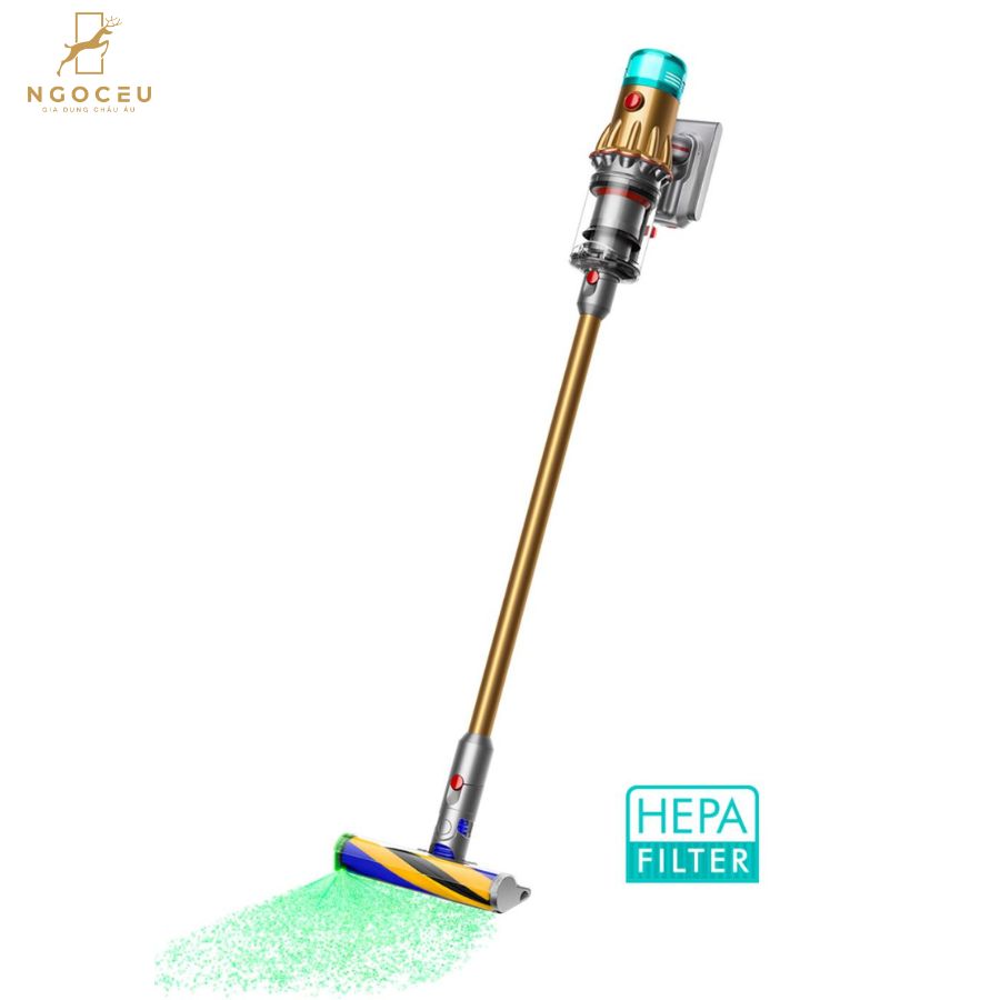 Máy hút bụi Dyson V12 Detect Slim Absolute - Gold/Gold