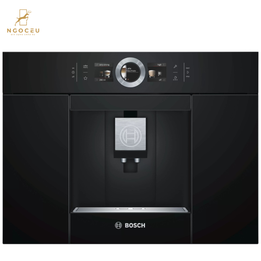 Máy pha cà phê Bosch CTL636EB6  Serie 8 - Màu Đen