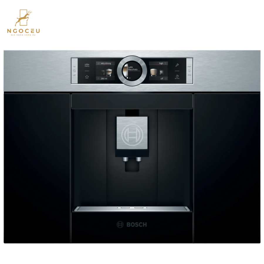 Máy pha cà phê Bosch CTL636ES1 Serie 8 - Màu Inox