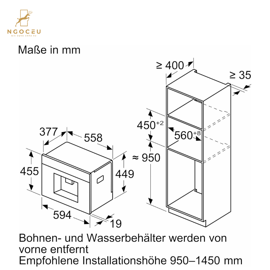 Máy pha cà phê Bosch CTL7181B0 Serie 8 - Màu Đen