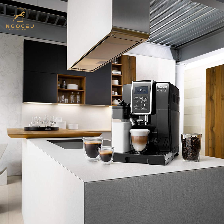 Máy pha cà phê DeLonghi Dinamica ECAM 356.57.B - Màu đen