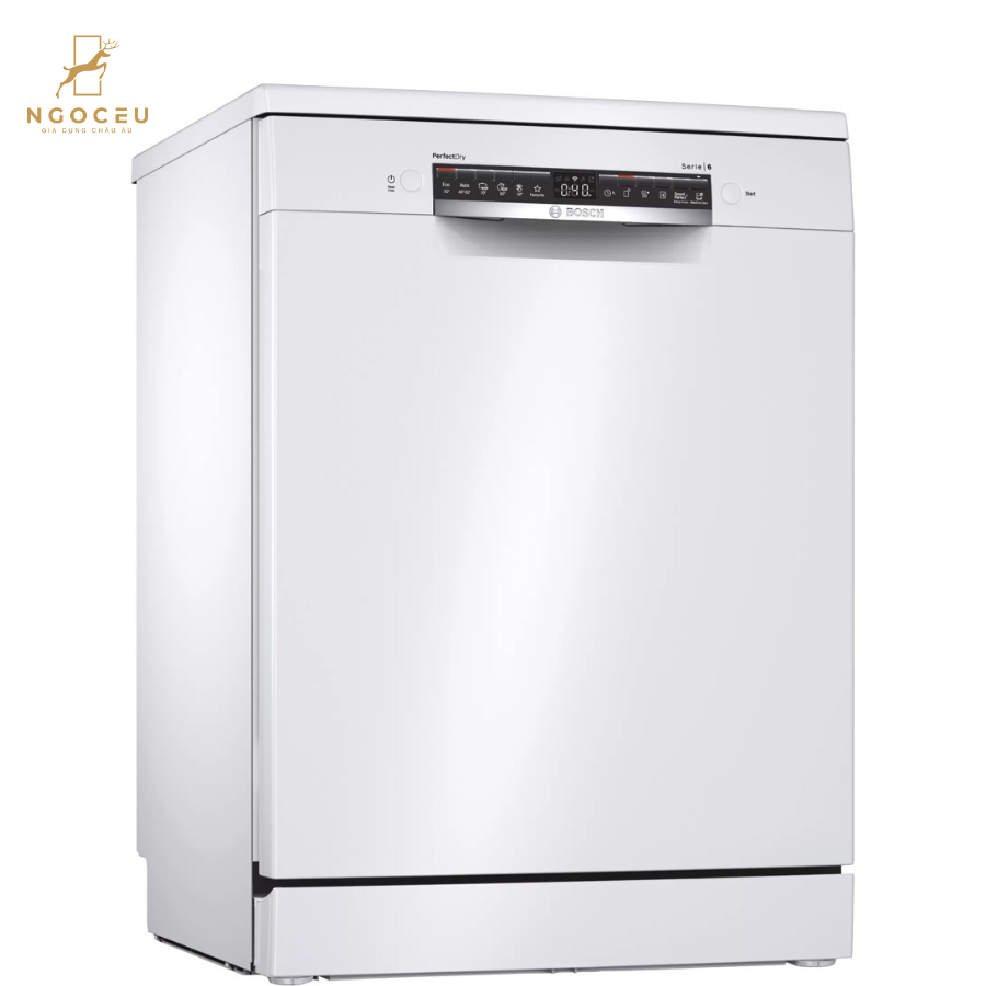 Máy rửa bát độc lập Bosch SMS6ZCW10E - Màu Trắng