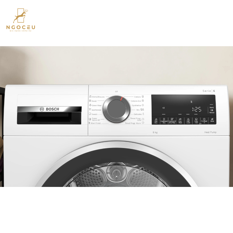 Máy sấy 9kg Bosch WQG24200SG - Series 6