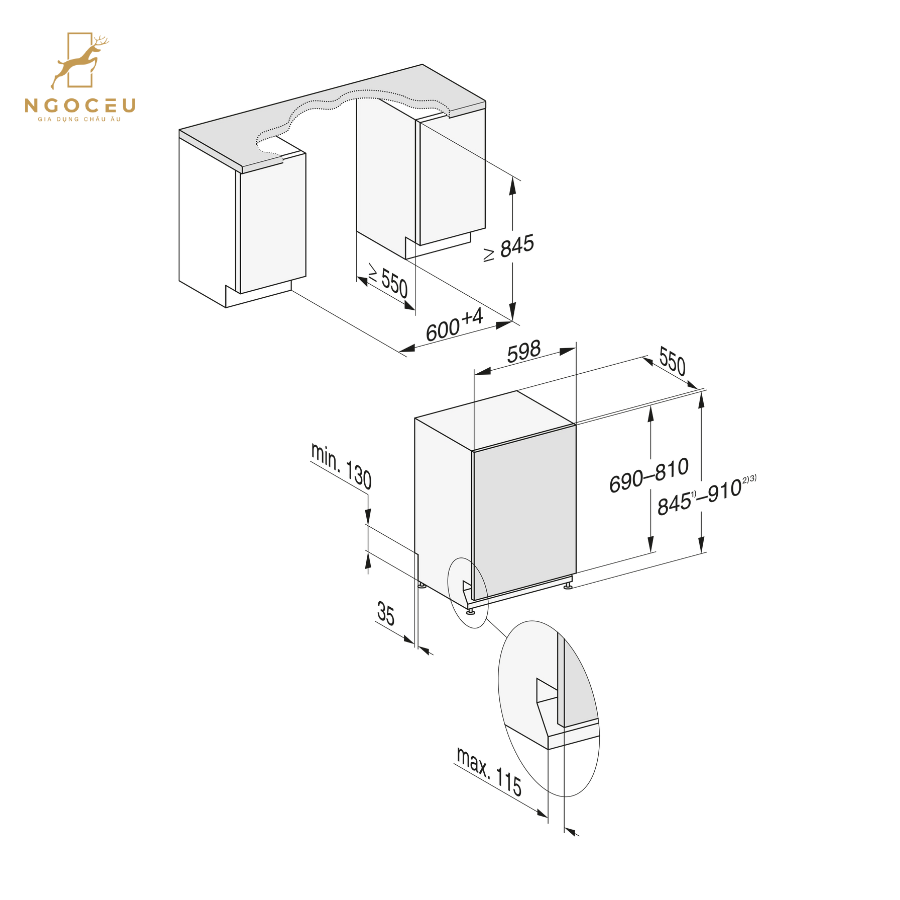 Máy rửa bát Miele G 7797 SCVi XXL AutoDos 125 Gala
