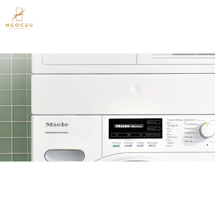 Bộ kết nối máy giặt sấy Miele WTV511 - Màu Trắng