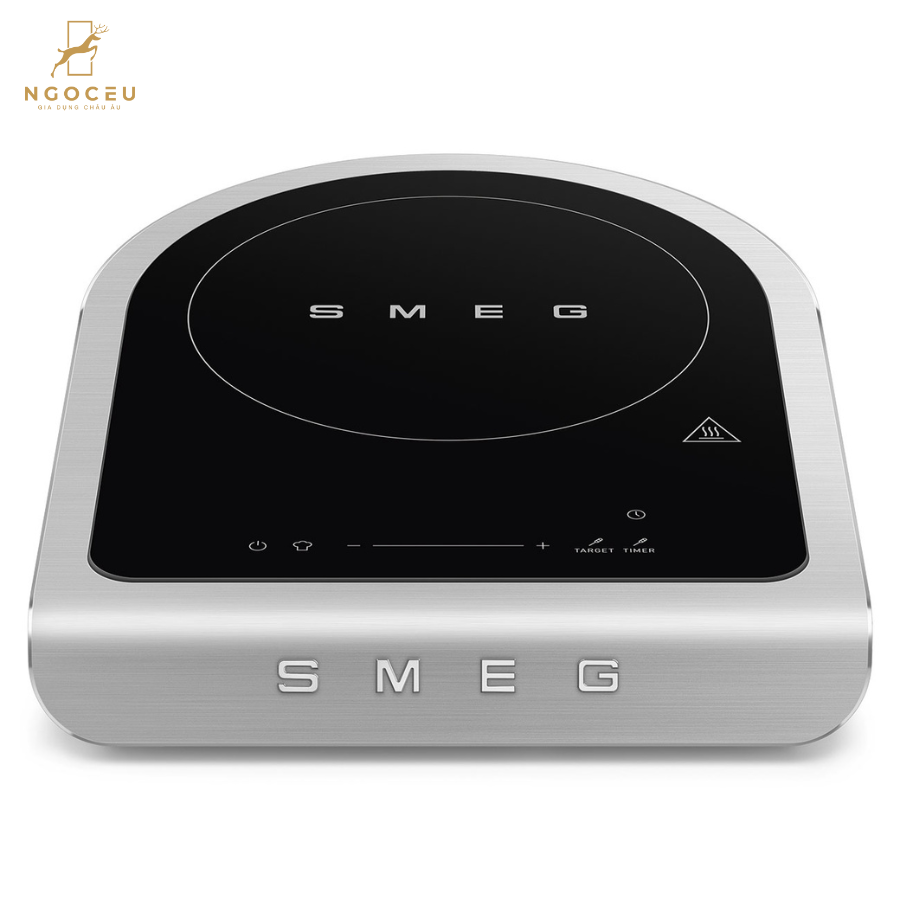 Bếp từ chuyên nghiệp kèm đầu dò nhiệt độ thực phẩm Smeg PIC01EGMEU