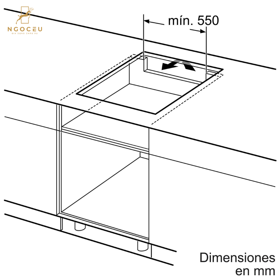 Bếp từ 3 vùng nấu Bosch PIJ631BB5E - Series 4