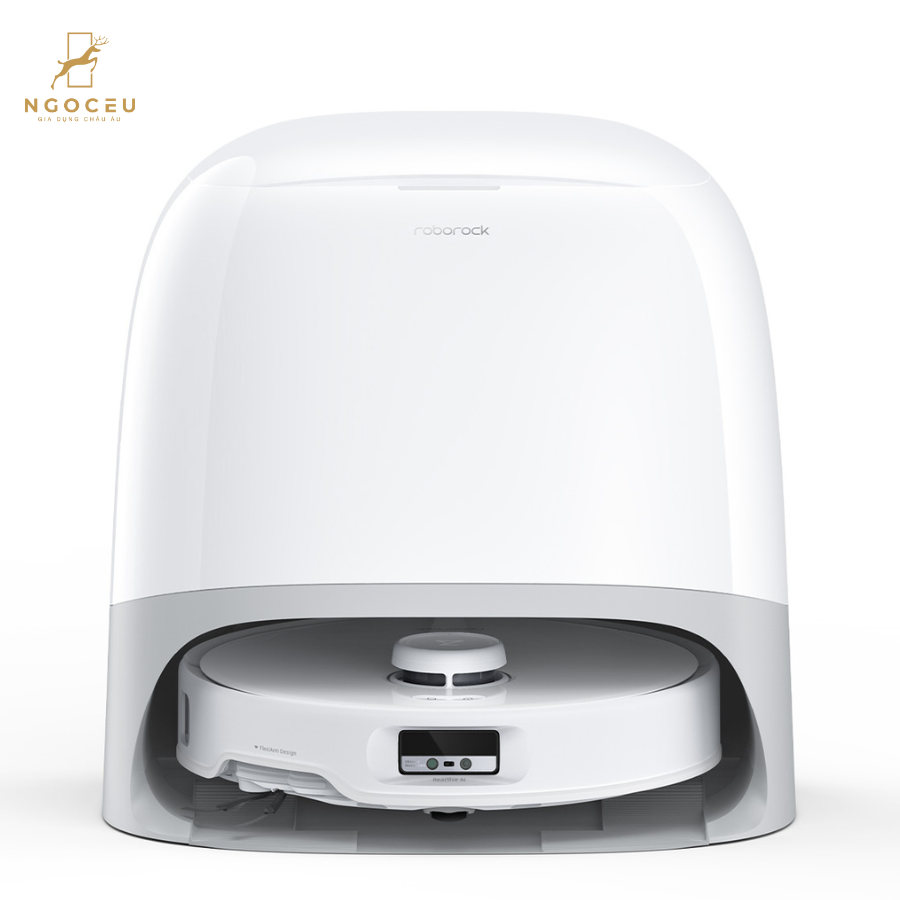 Robot hút bụi lau nhà Roborock Q Revo Curv Bản Quốc Tế - Màu Trắng