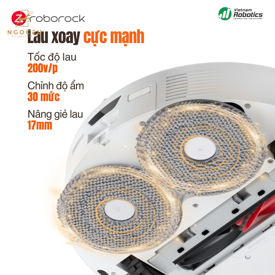 Robot hút bụi lau nhà Roborock Q Revo Edge Bản Quốc Tế - Màu Trắng
