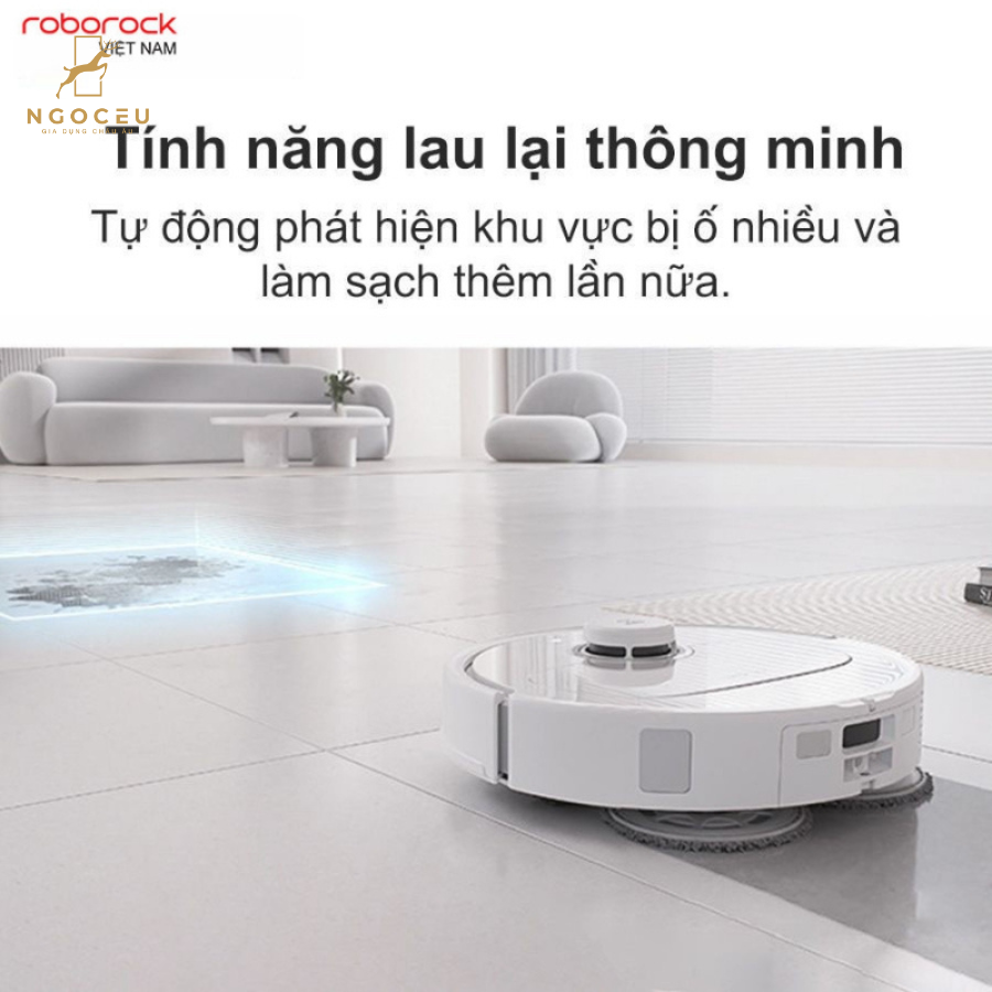 Robot hút bụi lau nhà Roborock Q Revo MaxV Bản Quốc Tế - Màu Đen