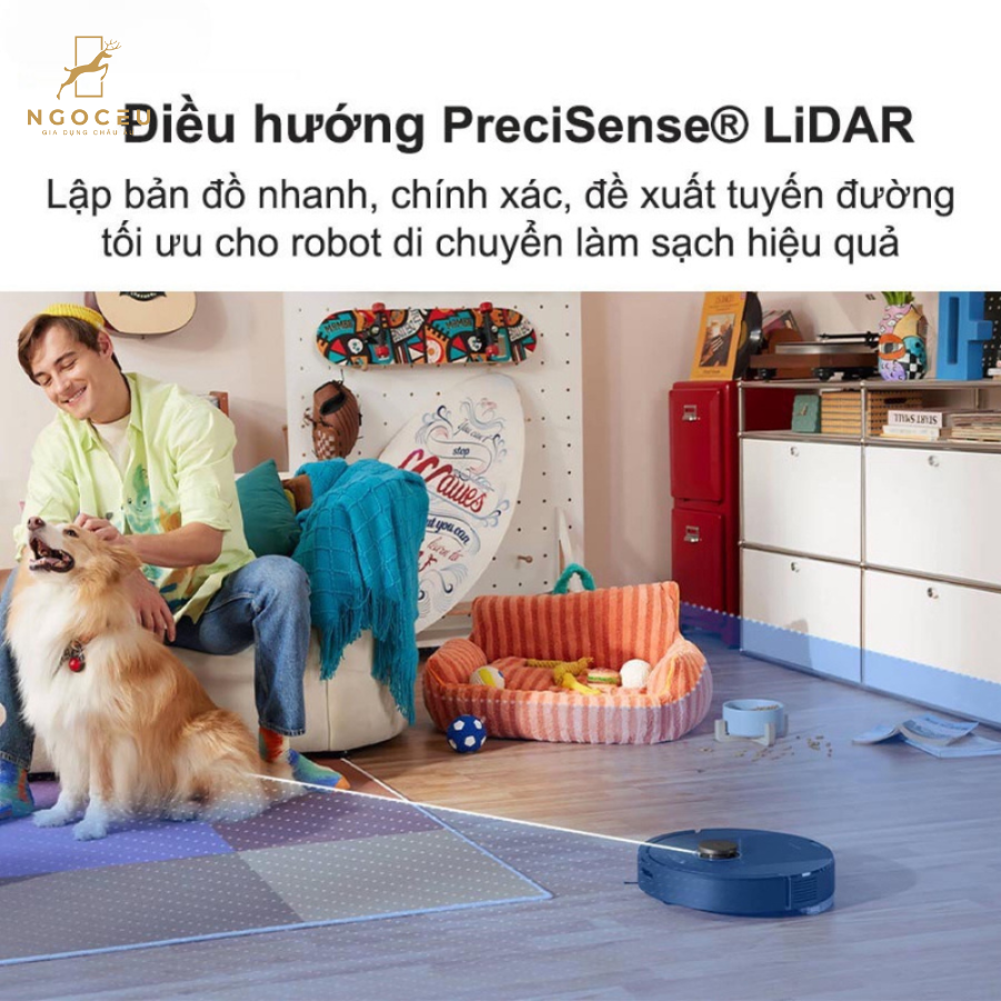 Robot hút bụi lau nhà Roborock Q5 Pro Plus Bản Quốc Tế - Màu Đen
