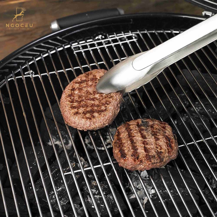 Bộ dụng cụ hỗ trợ bếp nướng 3 món Găng Tay, Xẻng Lật, Kẹp Gắp Rosle 25051