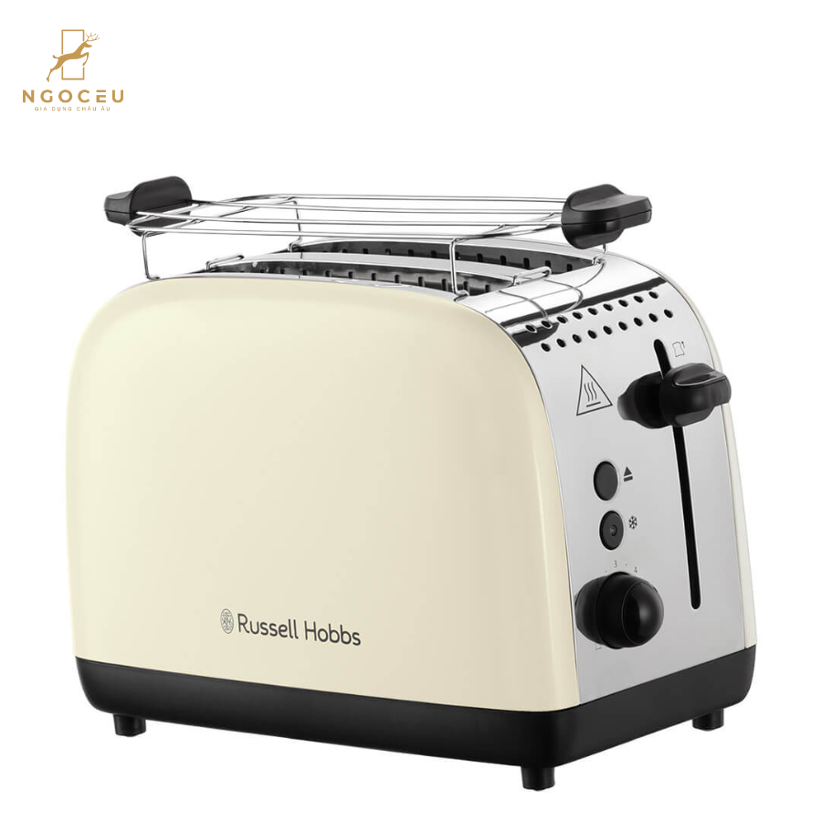 Máy nướng bánh mì Russell Hobbs Colours Plus 26551-56 1600W - Màu Kem