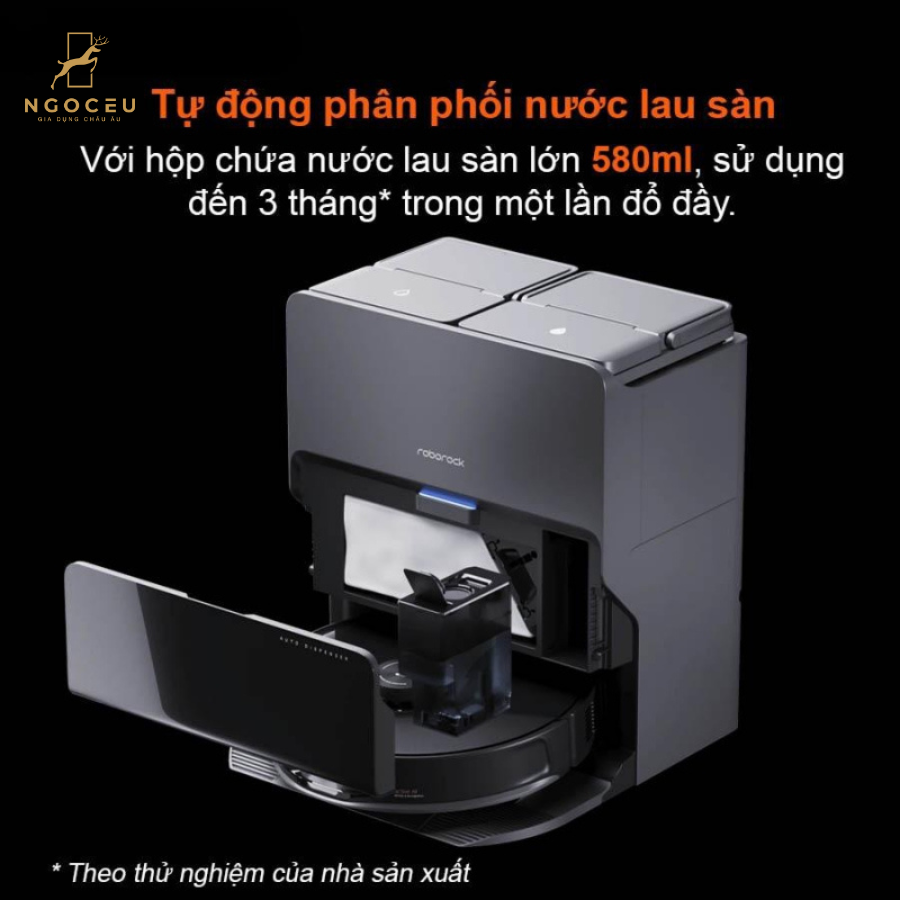 Robot hút bụi lau nhà Roborock S8 MaxV Ultra Bản Quốc Tế - Màu Đen