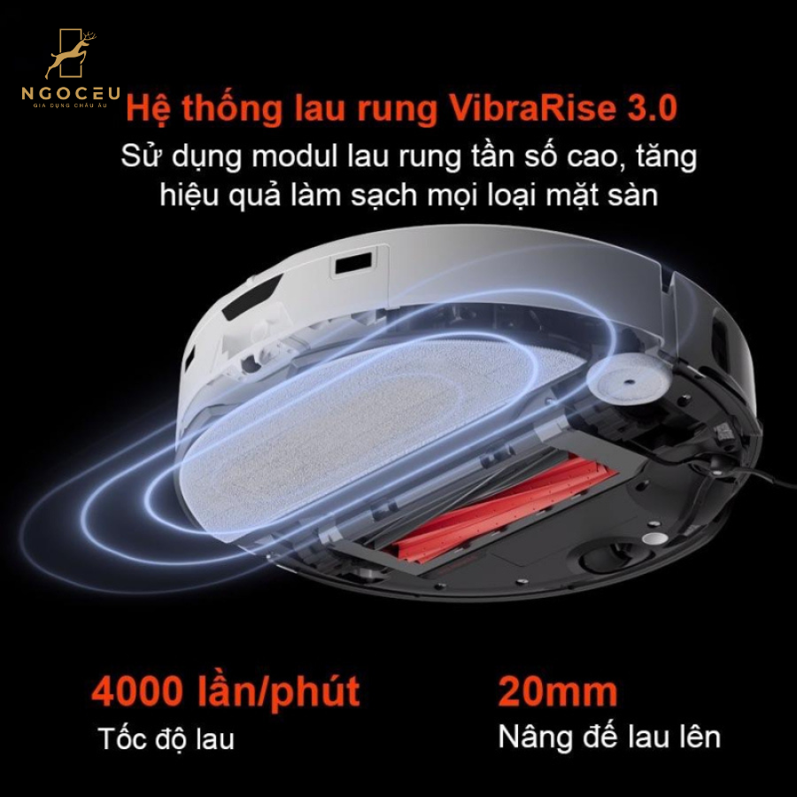 Robot hút bụi lau nhà Roborock S8 MaxV Ultra Bản Quốc Tế - Màu Đen