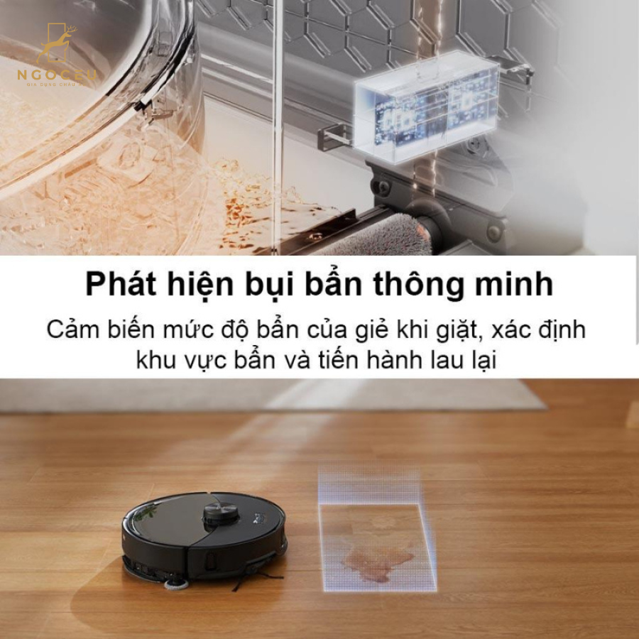 Robot hút bụi lau nhà Roborock S8 MaxV Ultra Bản Quốc Tế - Màu Đen