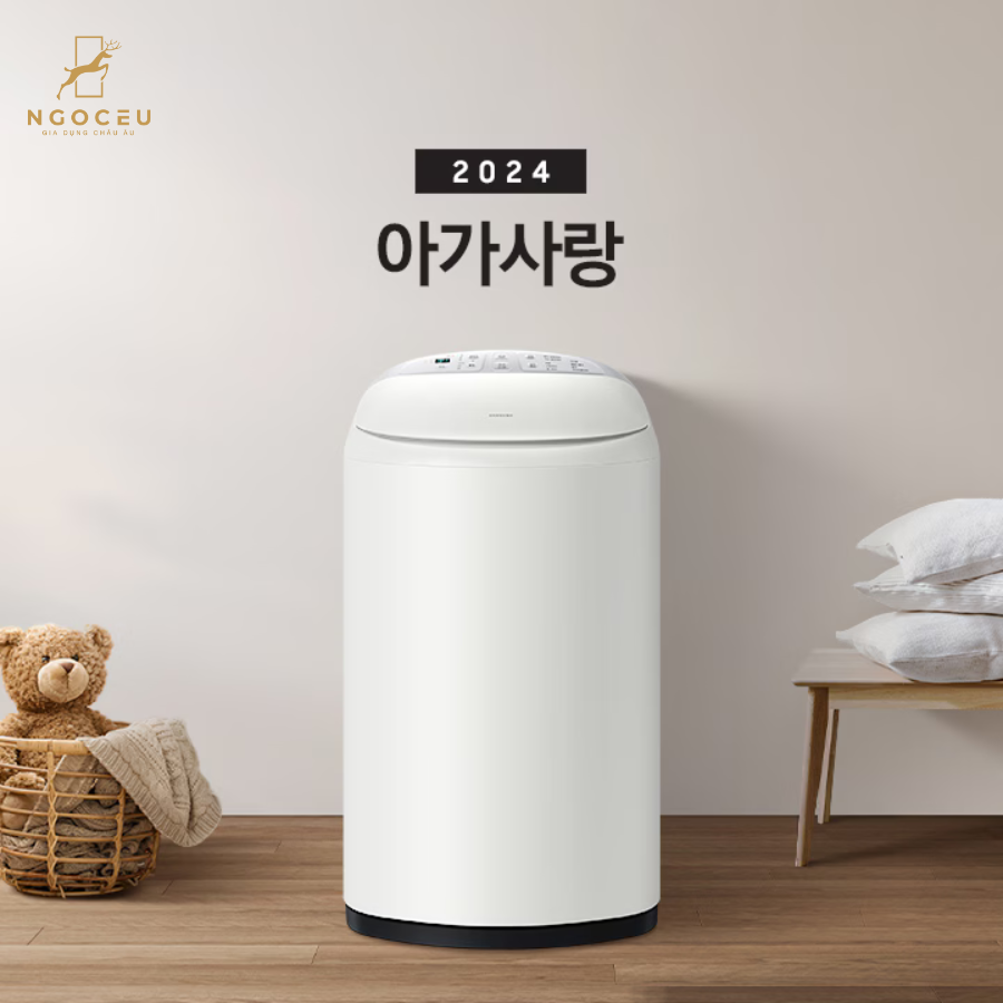 Máy giặt mini 3kg Samsung WA30DG2120EE - Màu trắng