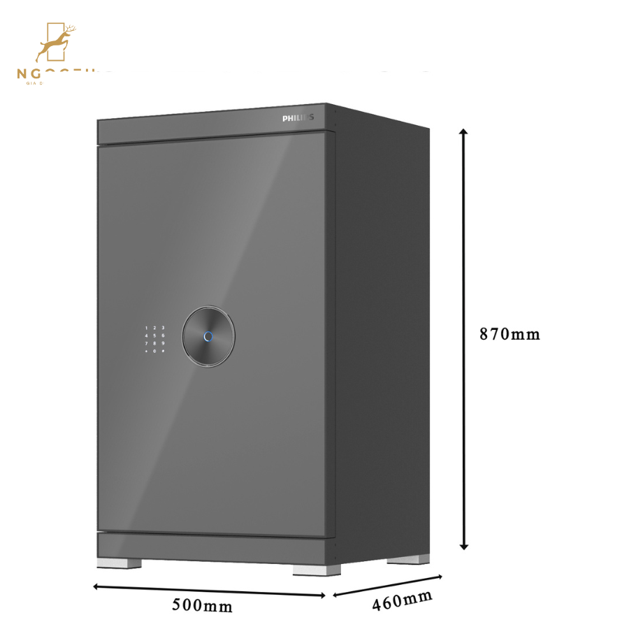Két sắt Philips SBX602-8CU 131kg - Màu Xám