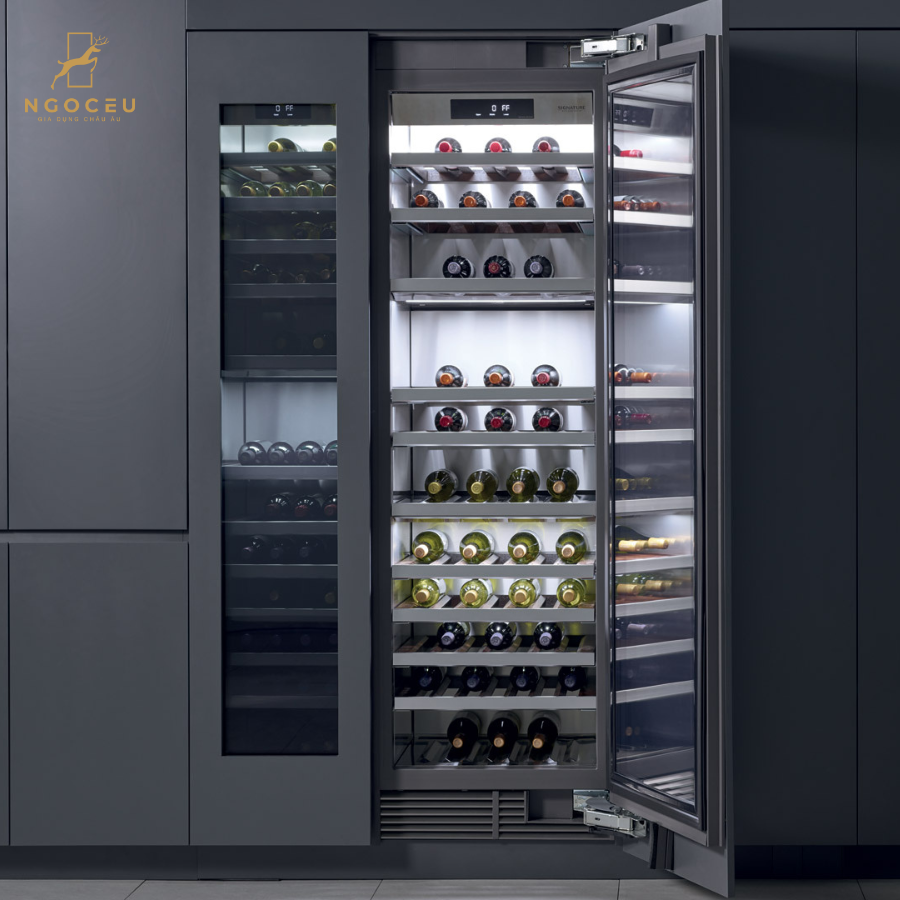 Tủ bảo quản rượu vang âm tủ Signature SKSCW242RP - 60cm