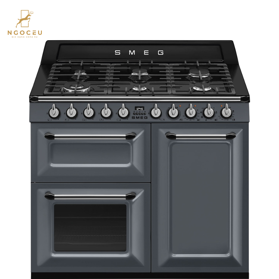 Bếp gas hỗn hợp kèm lò nướng Smeg TR103GR