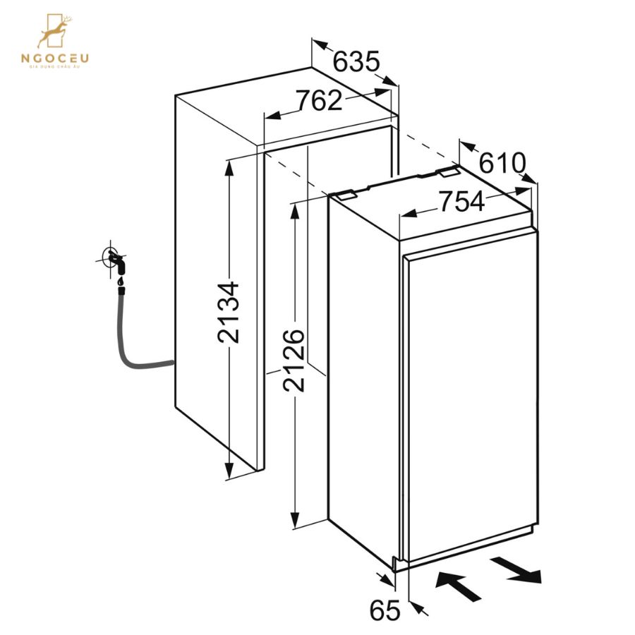Tủ lạnh Liebherr Monolith EGN 9271 + EKB 9471