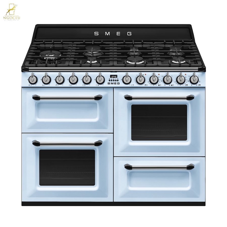 Bếp gas hỗn hợp kèm lò nướng Smeg TR4110AZ - 110cm