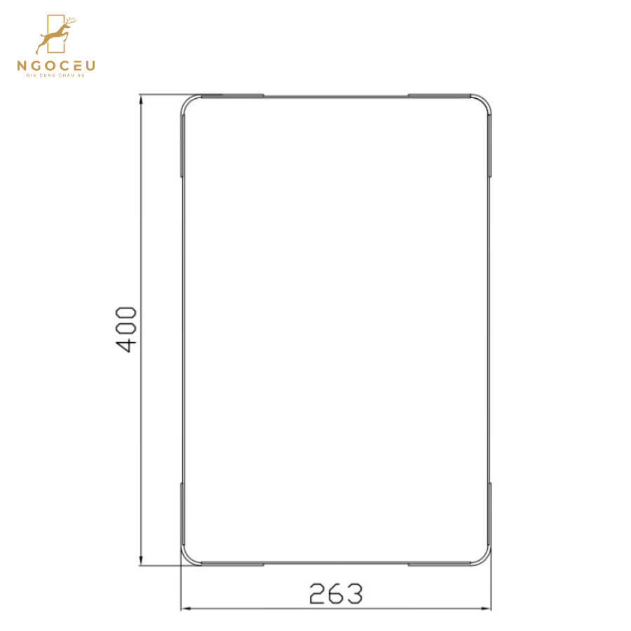 Thớt Inox Cutting Board CB03