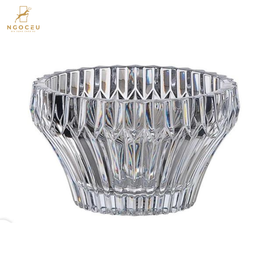 Tô pha lê Rogaska Crown Jewel 23cm - Màu trắng