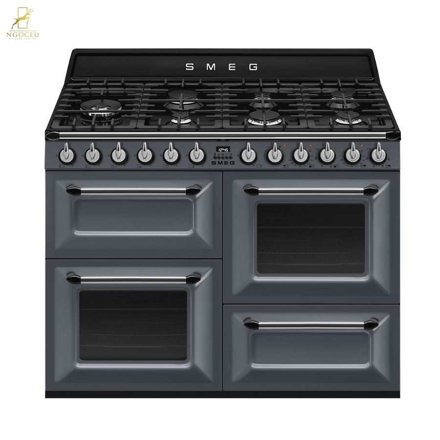 Bếp gas hỗn hợp kèm lò nướng Smeg TR4110GR - 110cm