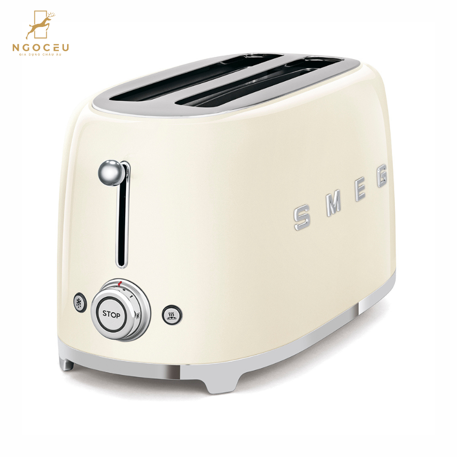 Máy nướng bánh mì 4 lát Smeg TSF02CREU