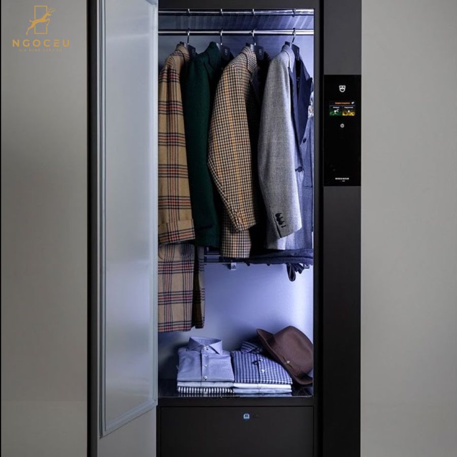 Tủ giặt hấp sấy Vzug RefreshButler V6000 - ChromeClass