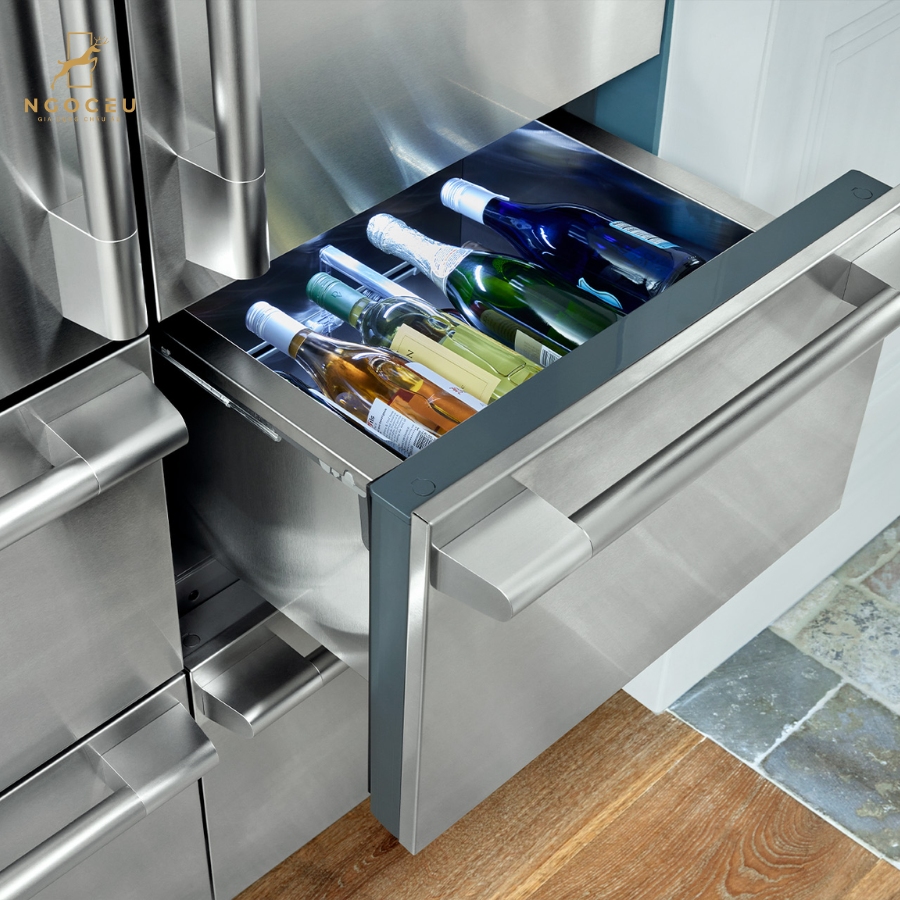 Tủ lạnh 735L âm tủ cửa kiểu Pháp Signature SKSFD4826P - 120cm