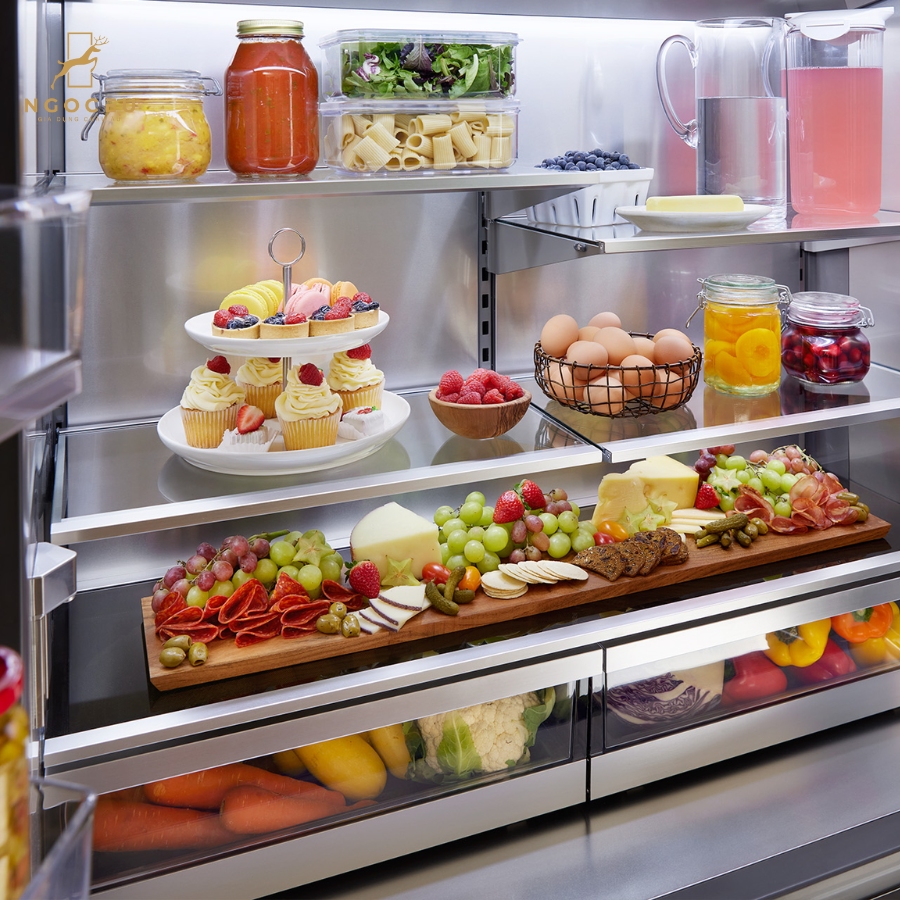 Tủ lạnh 735L âm tủ cửa kiểu Pháp Signature SKSFD4826P - 120cm