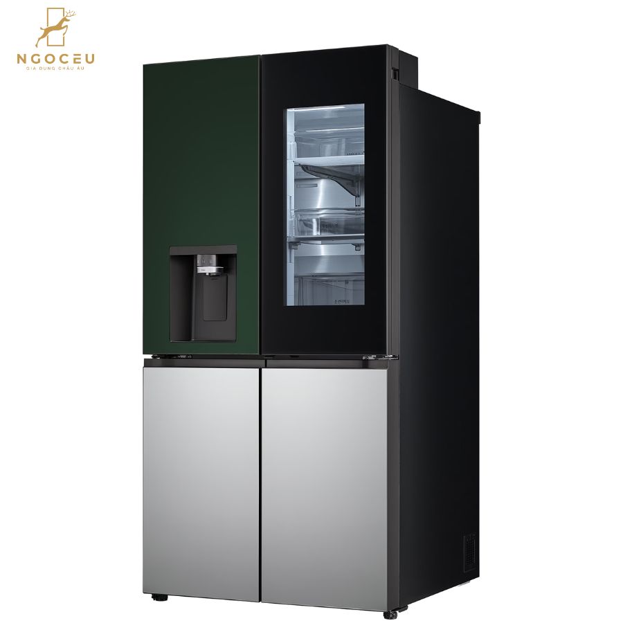 Tủ lạnh 820L - LG Side By Side Dios W822SGS452 - Màu Xanh/Bạc