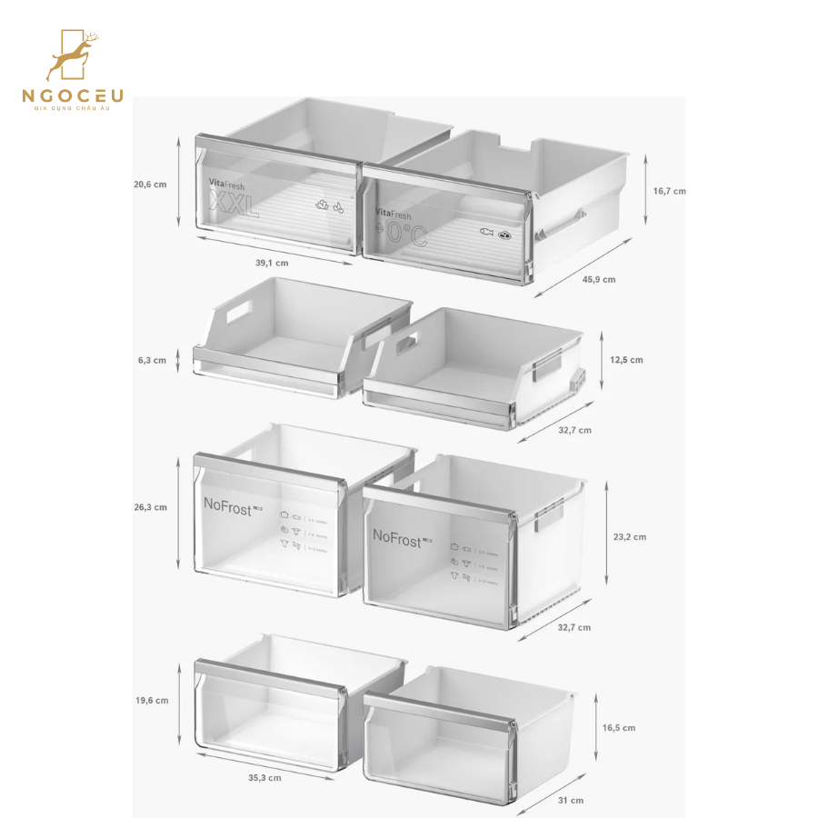 Tủ lạnh  574L Bosch KFI96AXEA - Serie 6