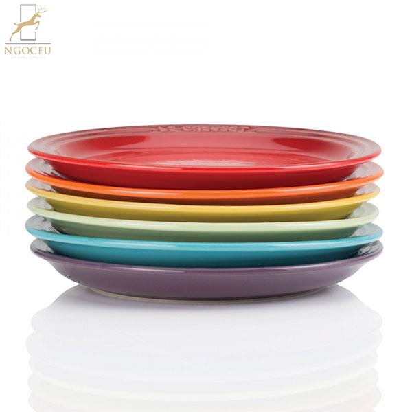 Bộ 6 đĩa gốm sứ Le Creuset 18cm