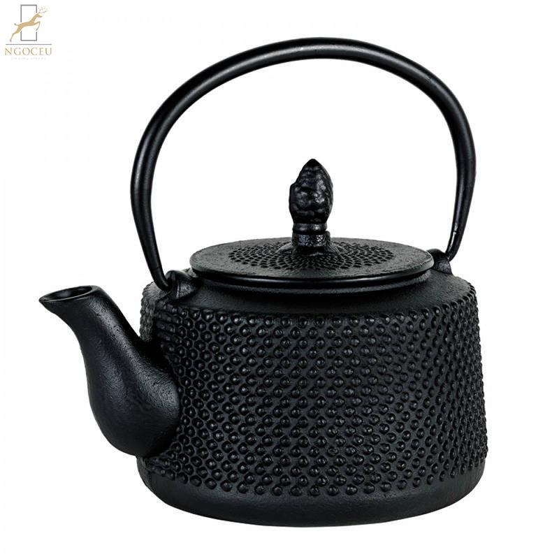 Ấm trà gang Avanti Emperor Hobnail Cast 750ml – Màu đen