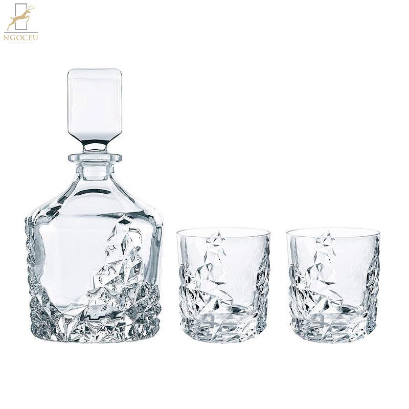 Bộ bình đựng rượu pha lê Whiskey Nachtmann Sculpture 101984
