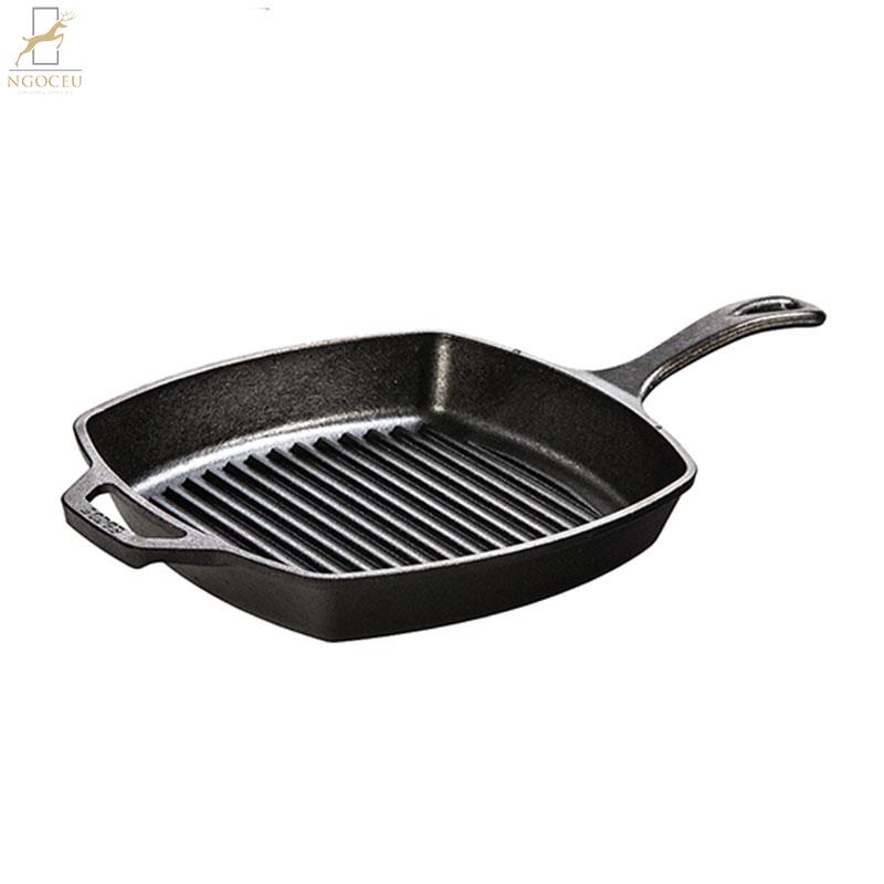 Chảo gang Lodge nướng hình vuông – 26.7cm - L8SGP3